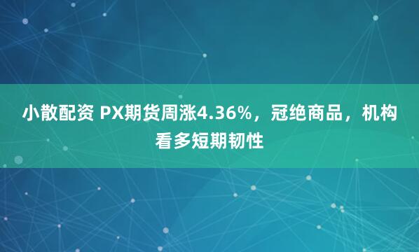 小散配资 PX期货周涨4.36%，冠绝商品，机构看多短期韧性