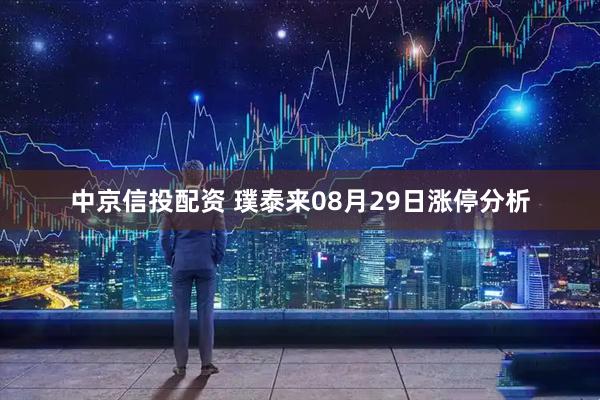 中京信投配资 璞泰来08月29日涨停分析